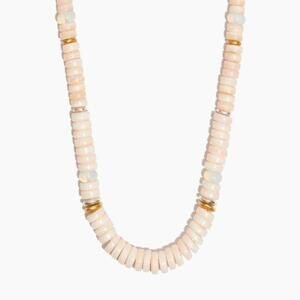Madewell Mother of Pearl Beaded Necklace